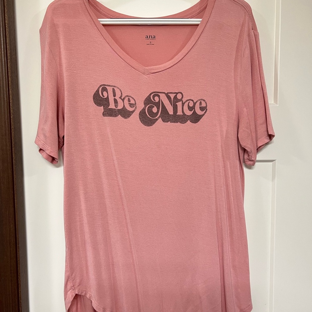 a.n.a Rose Graphic Tee - Be Nice
